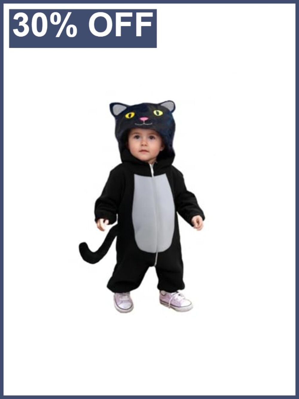 Toddler Black Cat Costume Halloween Unisex Baby Kids